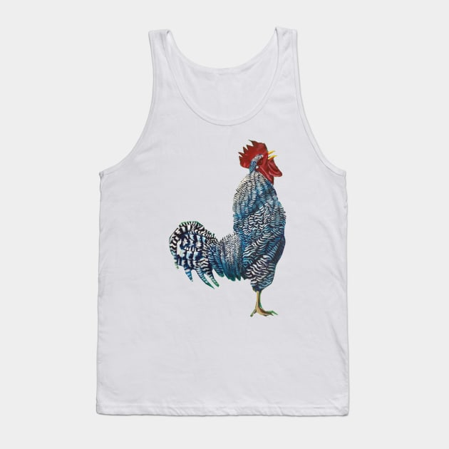 Rocky the Barred Rock Tank Top by chadtheartist